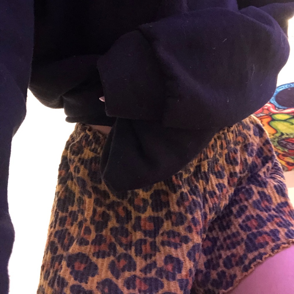 cheetah print shorts